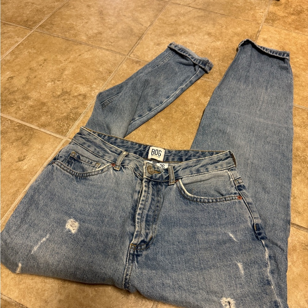 BDG Blue Distressed Jeans